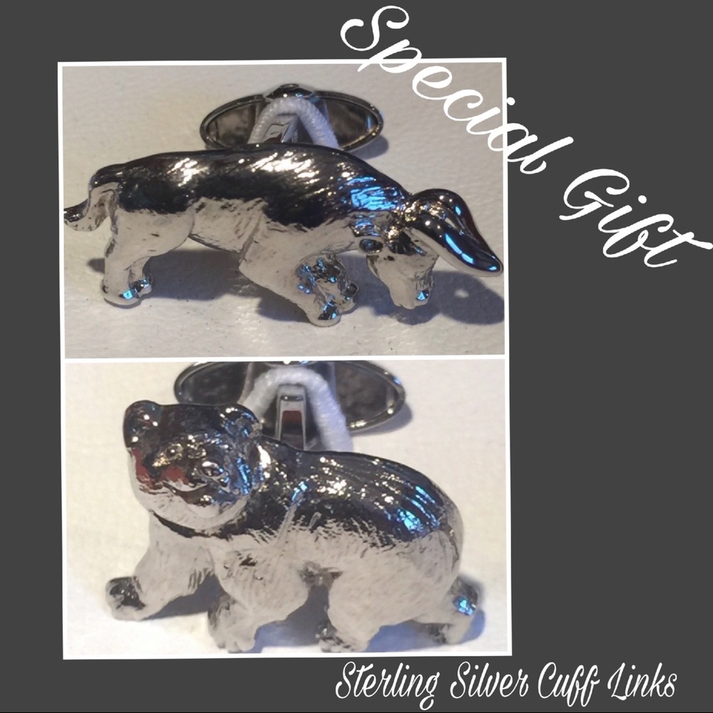 SALE • “Bulls & Bears” SS CUFF LINKS